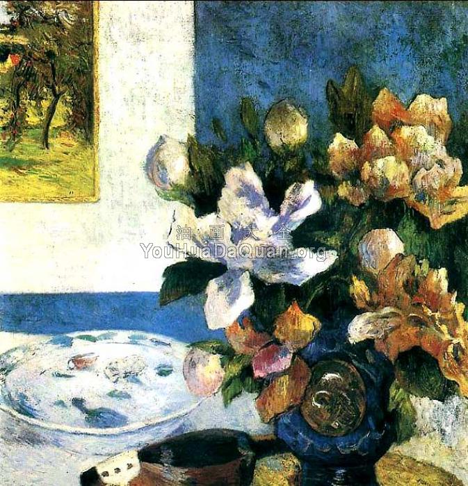 Stilleben mit Mandoline - 保罗·高更